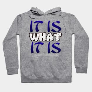 Motivational Words After Setback. It is what it is! MOVE ON! Hoodie